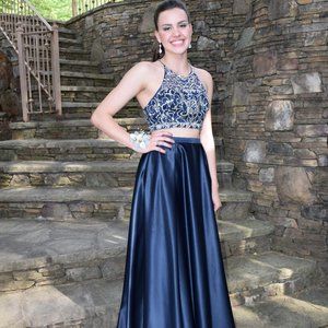 Dancing Queen Two Piece Prom Dress